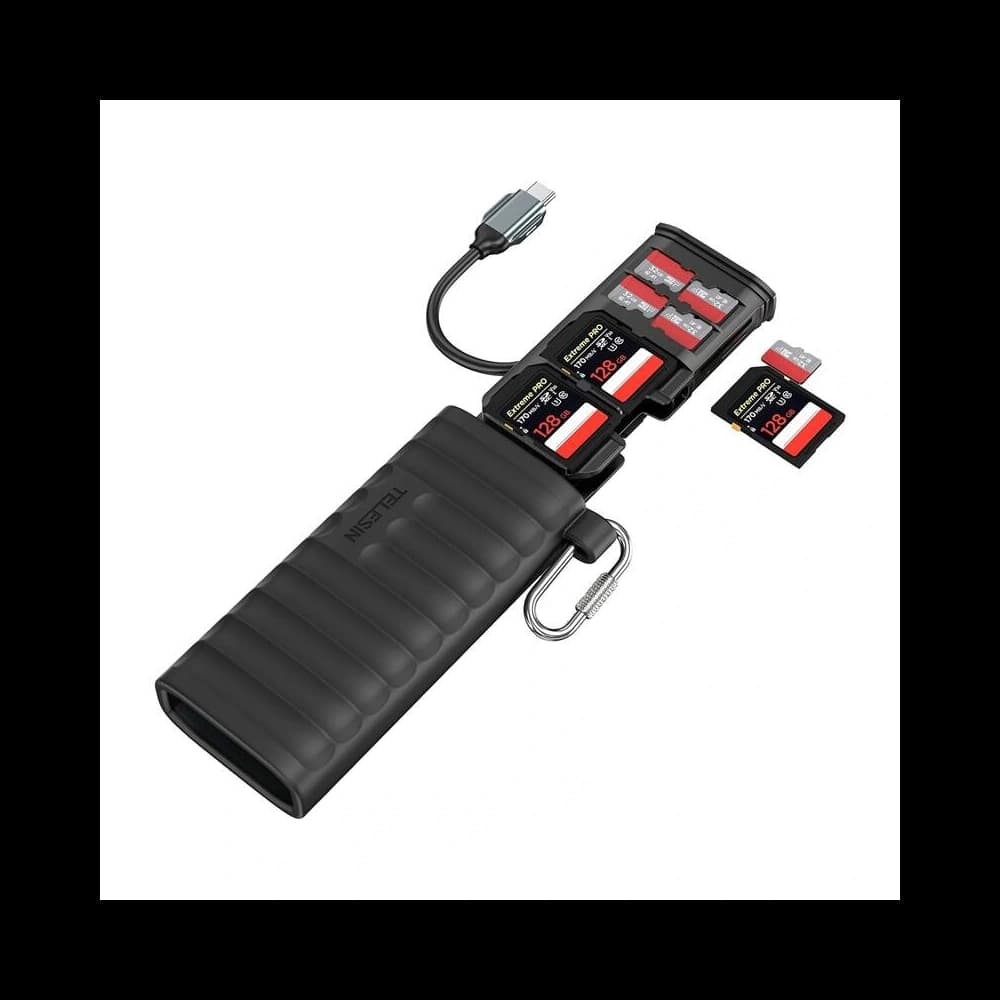 TELESIN Multifunctional SD and TF Card Reader (S6-MCR-01) - 1