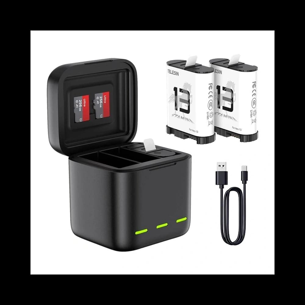 TELESIN Drei-Kanal Ladegerät für GoPro Hero 13 Black (S0-BCG-10-TGP) - 1