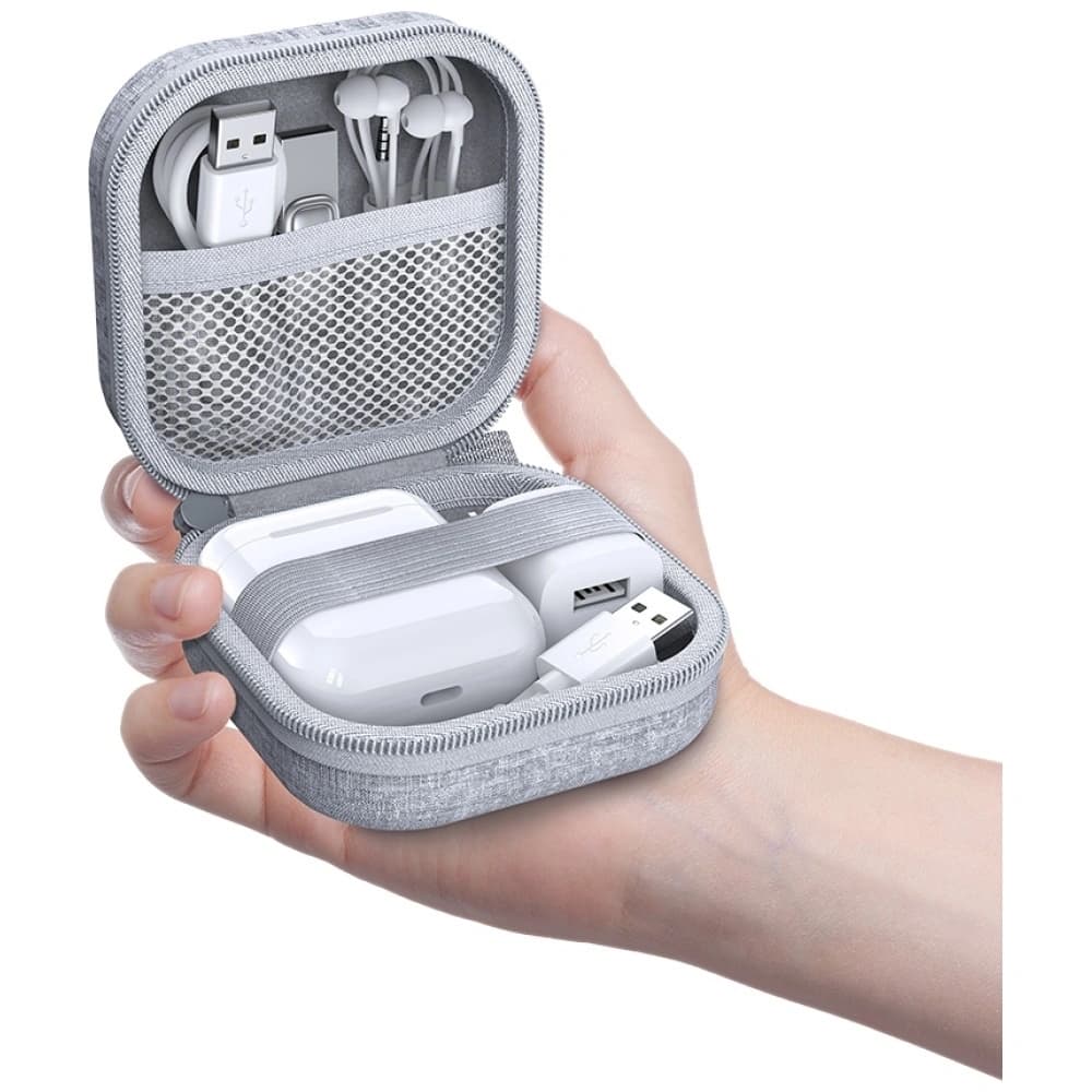 USAMS ZB351 TWS Earphone Case Gray - 8