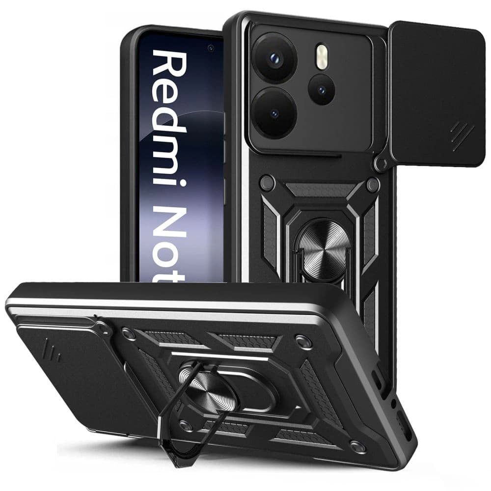 Tech-Protect Camshield Pro Xiaomi Redmi Note 14 4G / LTE Mattschwarz - 1