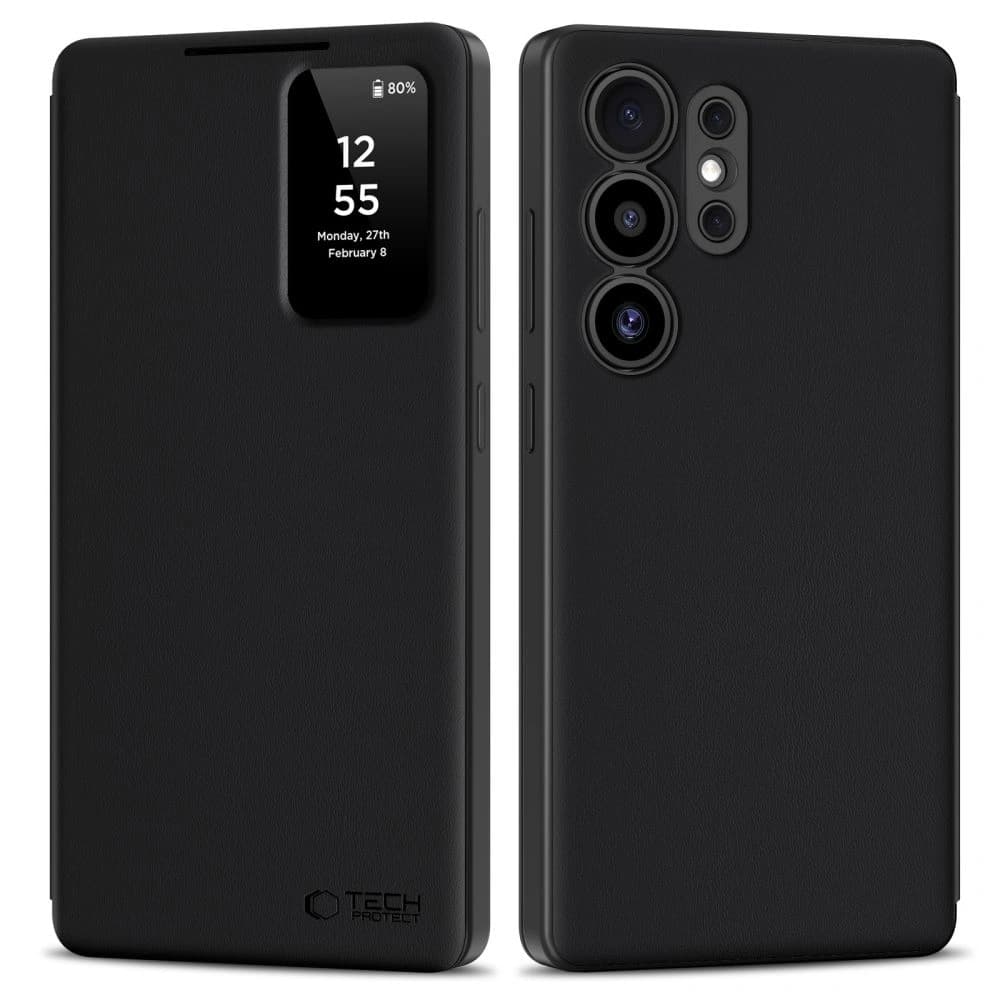 Tech-Protect Smart Wallet Samsung Galaxy S25 Ultra Matte Black - 1