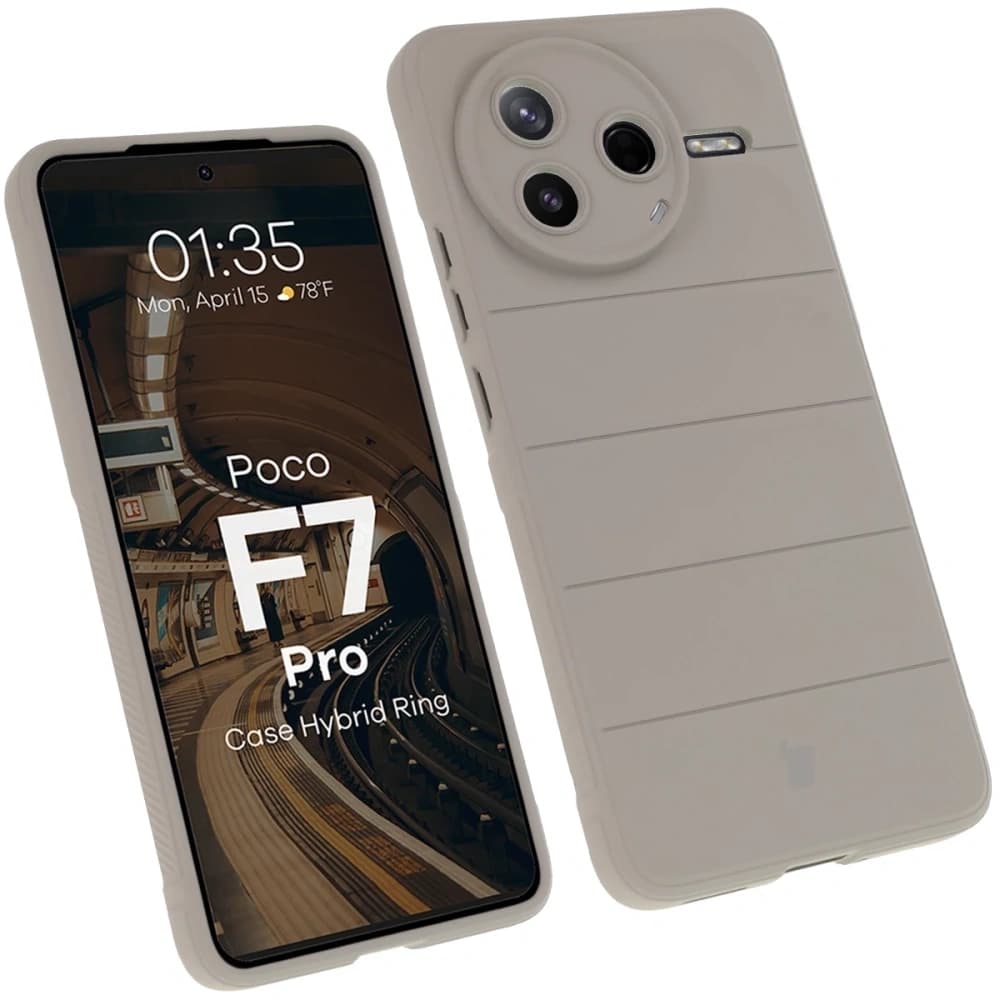 Bizon Case Tur Xiaomi Poco F7 Pro light grey - 1
