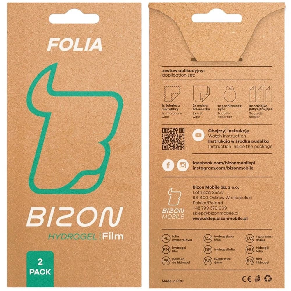 Bizon Glass Hydrogel Front Motorola Edge 60 Fusion / Edge 60 [2 PACK] - 6