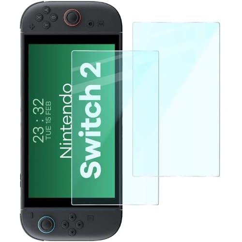 Szkło hartowane Bizon Glass Tab Clear do Nintendo Switch 2 [2 PACK]