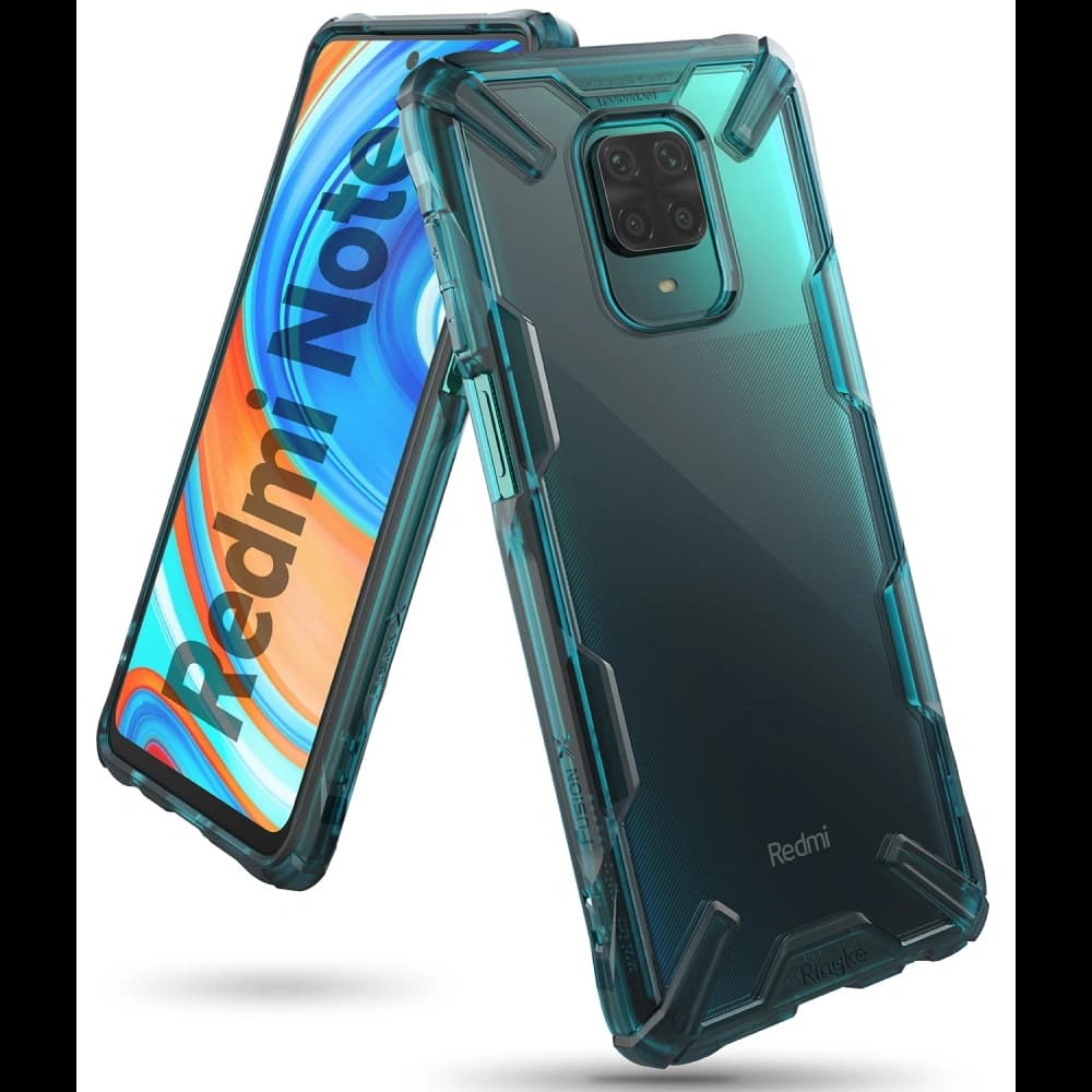 Ringke Fusion-X Redmi Note 9S/9 Pro/9 Pro Max Turquoise Green - 1