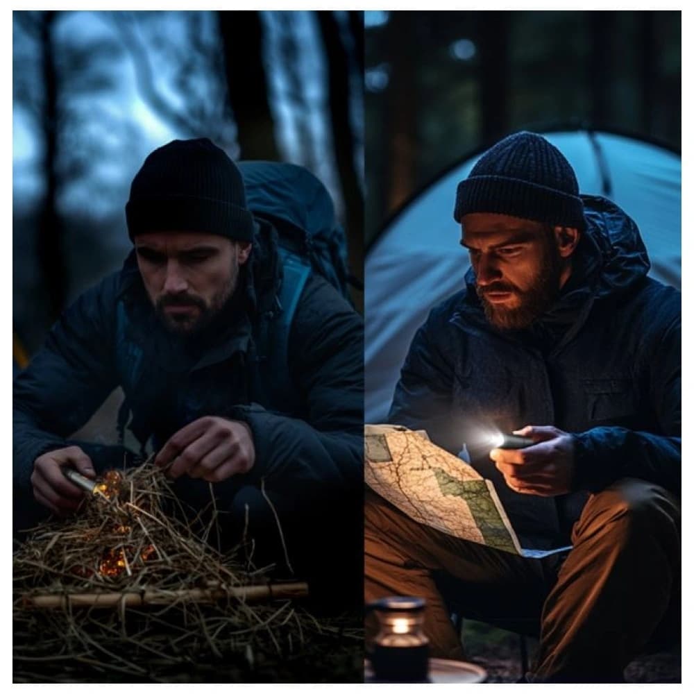 4smarts Explorer 4in1 USB-C / USB-A, USB-C lighter, flashlight 60W 1m black - 2