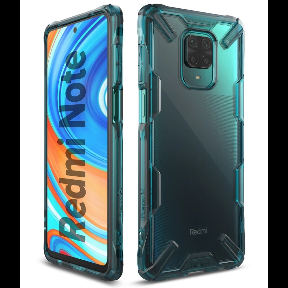 Ringke Fusion-X Redmi Note 9S/9 Pro/9 Pro Max Turquoise Green - 3
