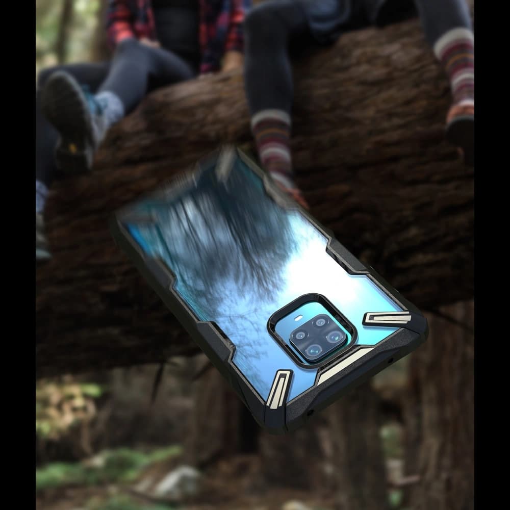 Ringke Tasche Fusion-X Redmi Note 9S/9 Pro/9 Pro Max Schwarz - 9