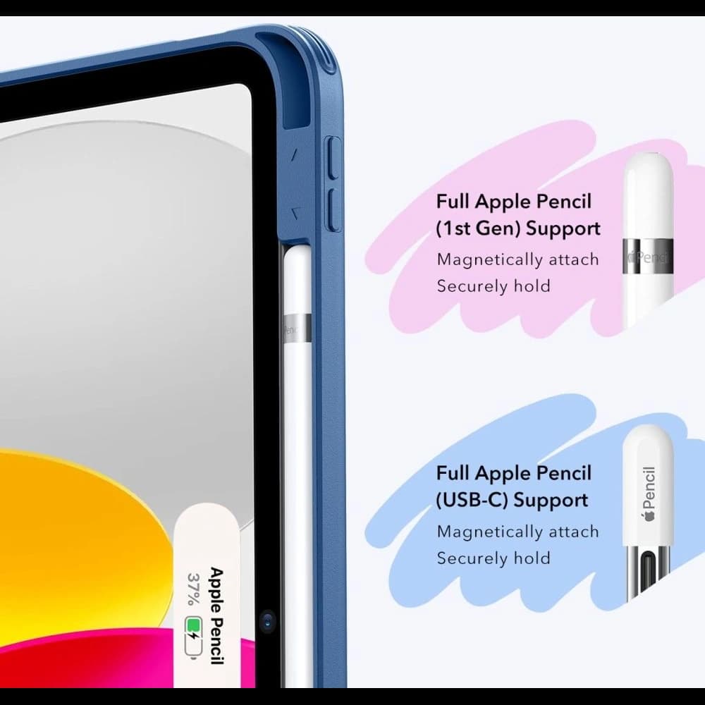 Etui ESR Flip Hybrid Apple iPad 10.9" 2022 / 11" 2025 Black Navy Blue - 4