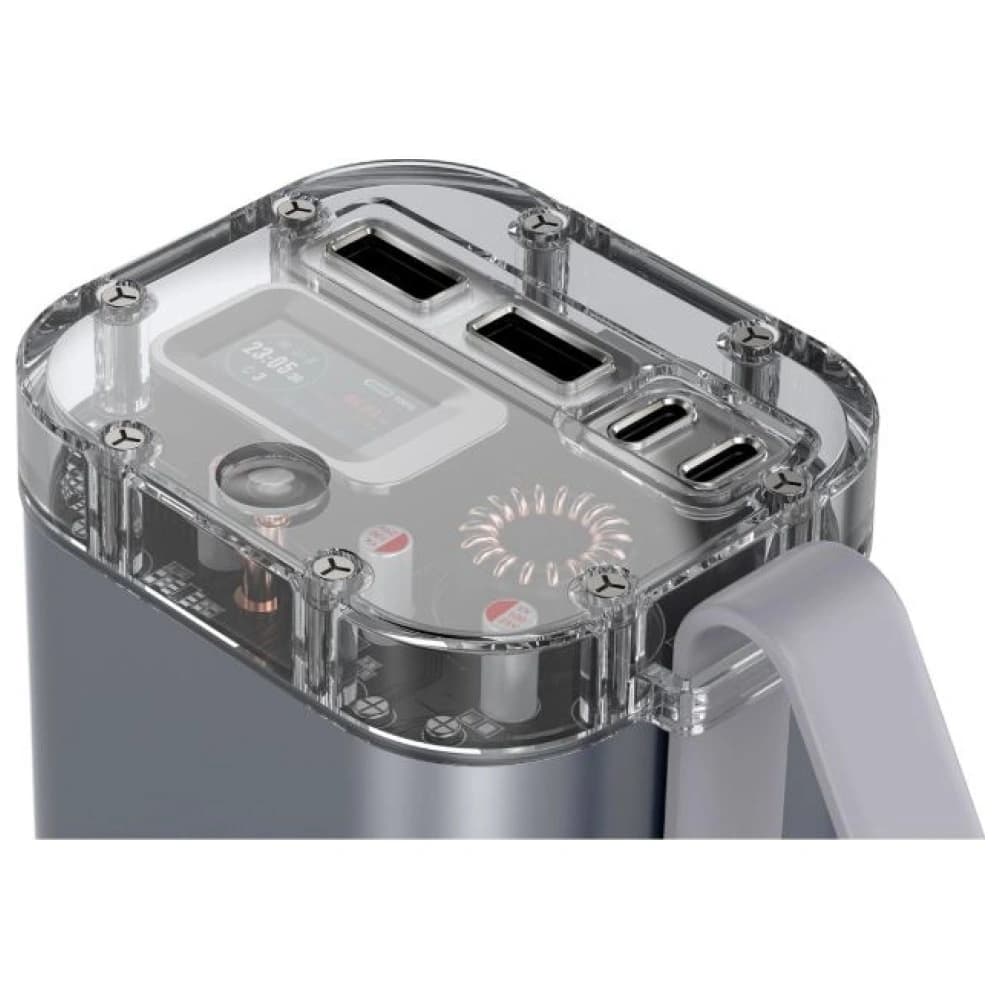 4smarts Lucid Ultra 40000mAh Powerbank 100W 2xUSB-A, 2xUSB-C IP67 grau - 4