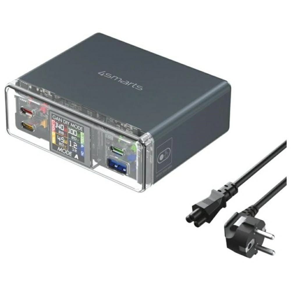 4smarts Lucid 300W Ladegerät mit DIY-Modus grau - 1