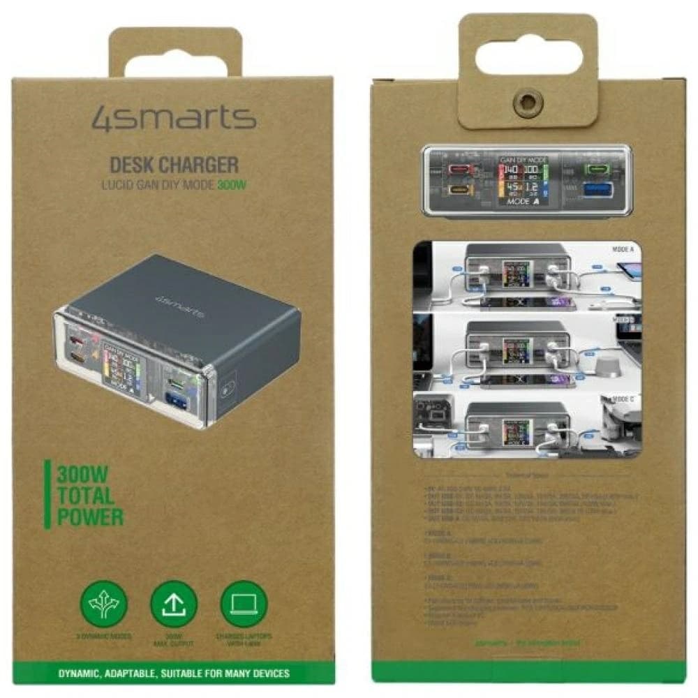 4smarts Lucid 300W Ladegerät mit DIY-Modus grau - 3