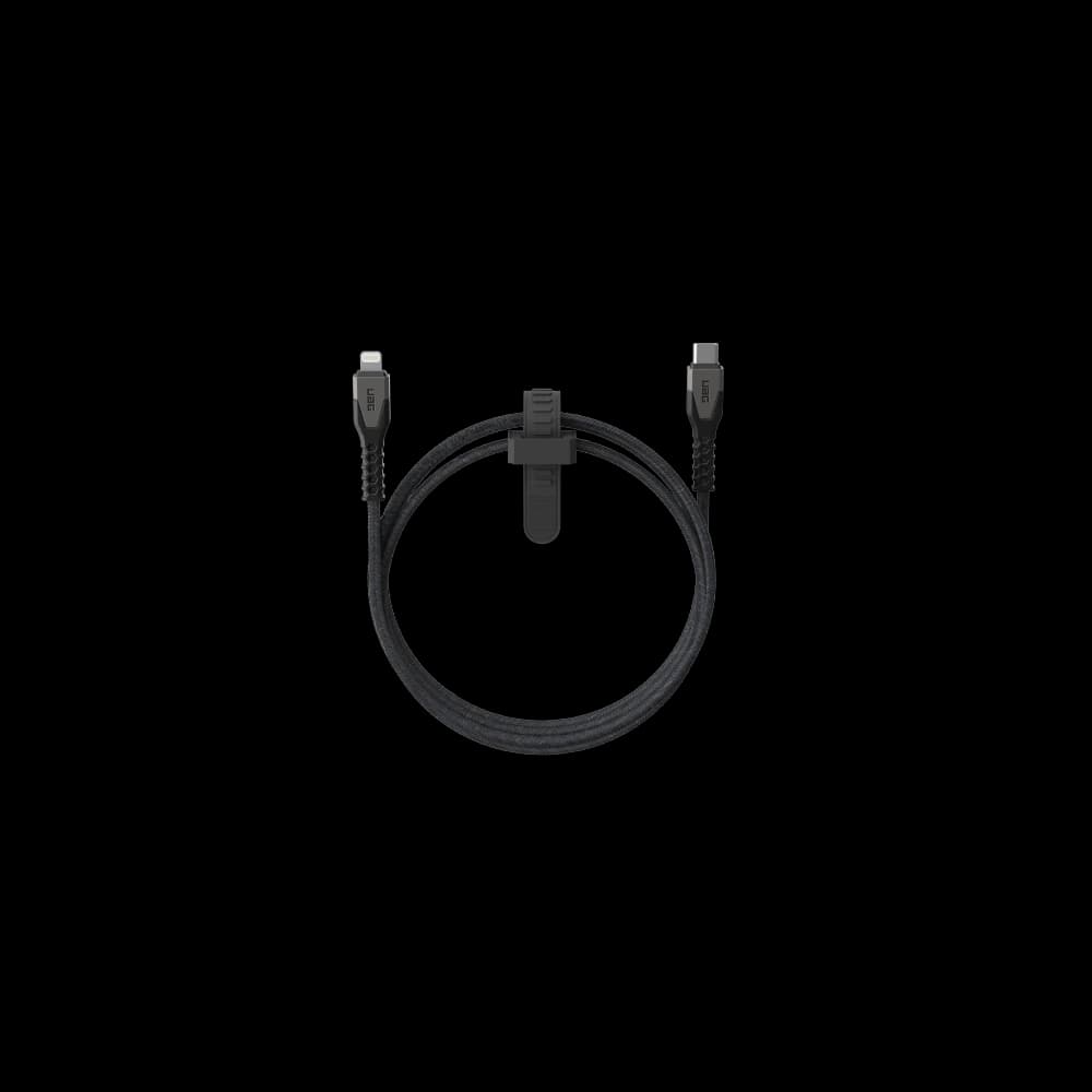 UAG Urban Armor Gear Robustes Kabel USB-C / Lightning 30W 1,5 m (schwarz / grau) - 1