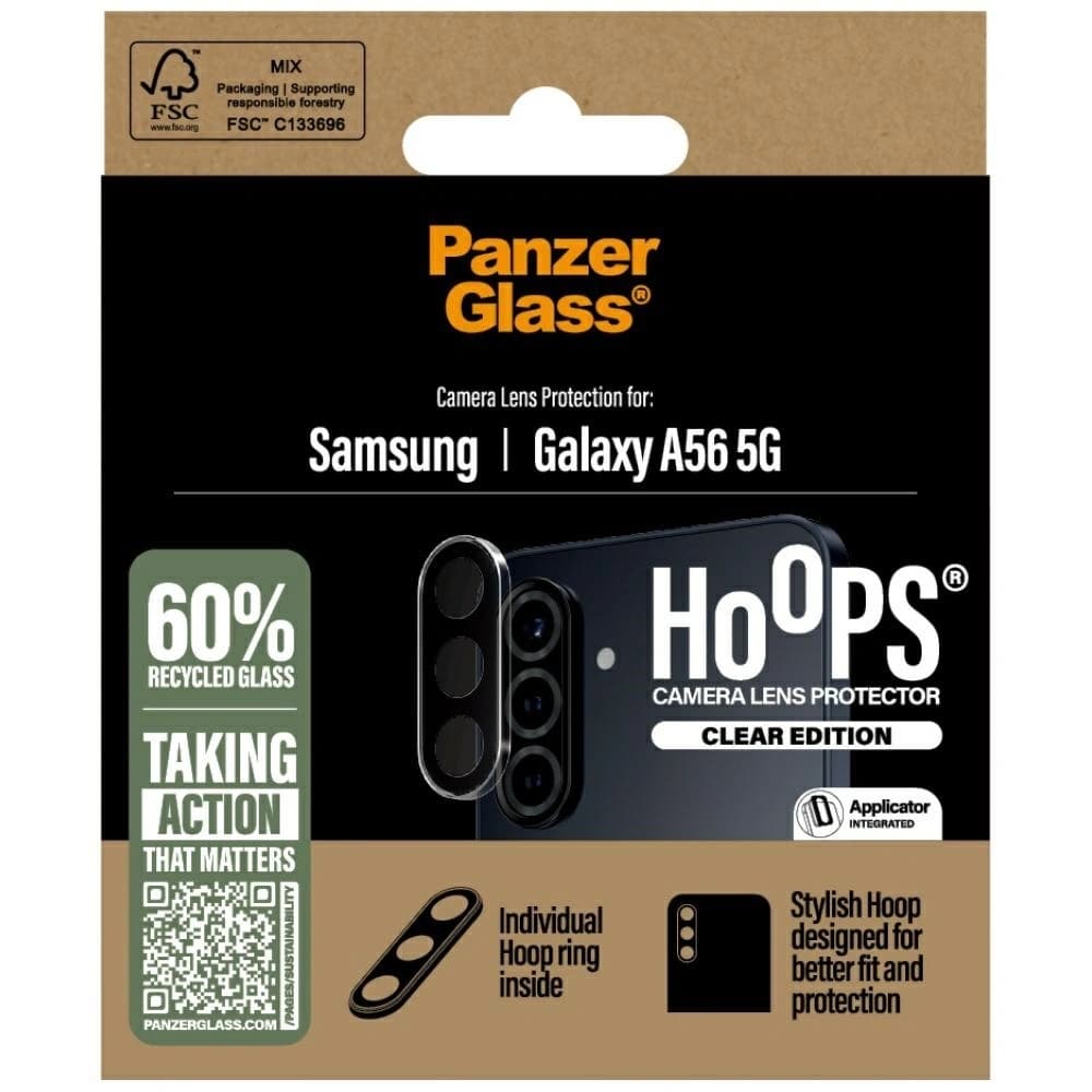 PanzerGlass Hoops Lens Protector Samsung Galaxy A56 5G clear - 4