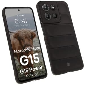 Bizon Case Tur Motorola Moto G15 / G15 Power black
