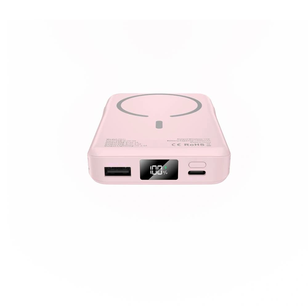 Tech-Protect PB31 LifeMag MagSafe Power Bank 10000mAh Rosa - 7
