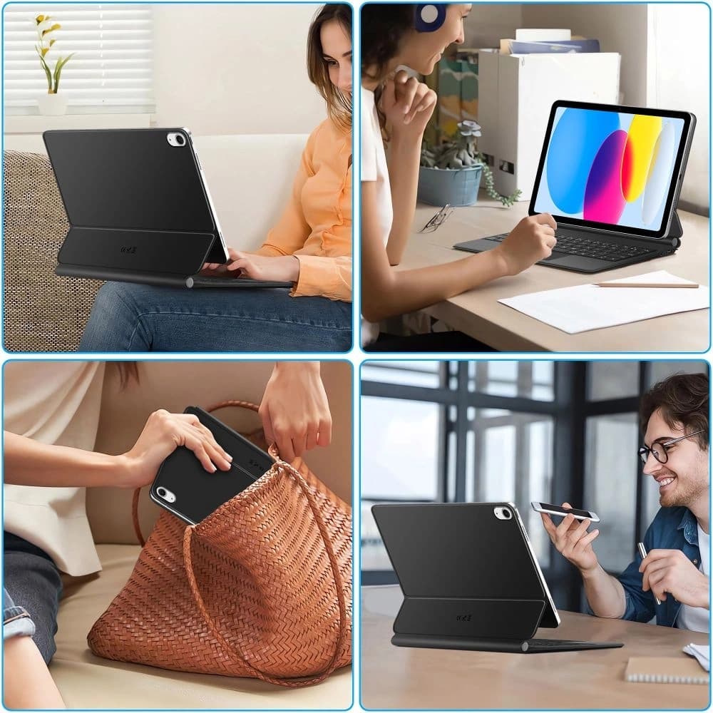 Tech-Protect SmartCase Magnetic + Tastatur Apple iPad 10,9" 2022 / 11" 2025 Schwarz - 11