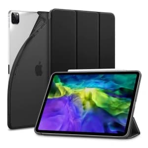 ESR Apple Tasche Rebound Slim iPad Pro 12.9 2018/2020 (3. und 4. Generation) Jelly Schwarz