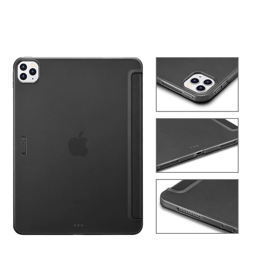 ESR Apple Tasche Rebound Slim iPad Pro 12.9 2018/2020 (3. und 4. Generation) Jelly Schwarz - 2