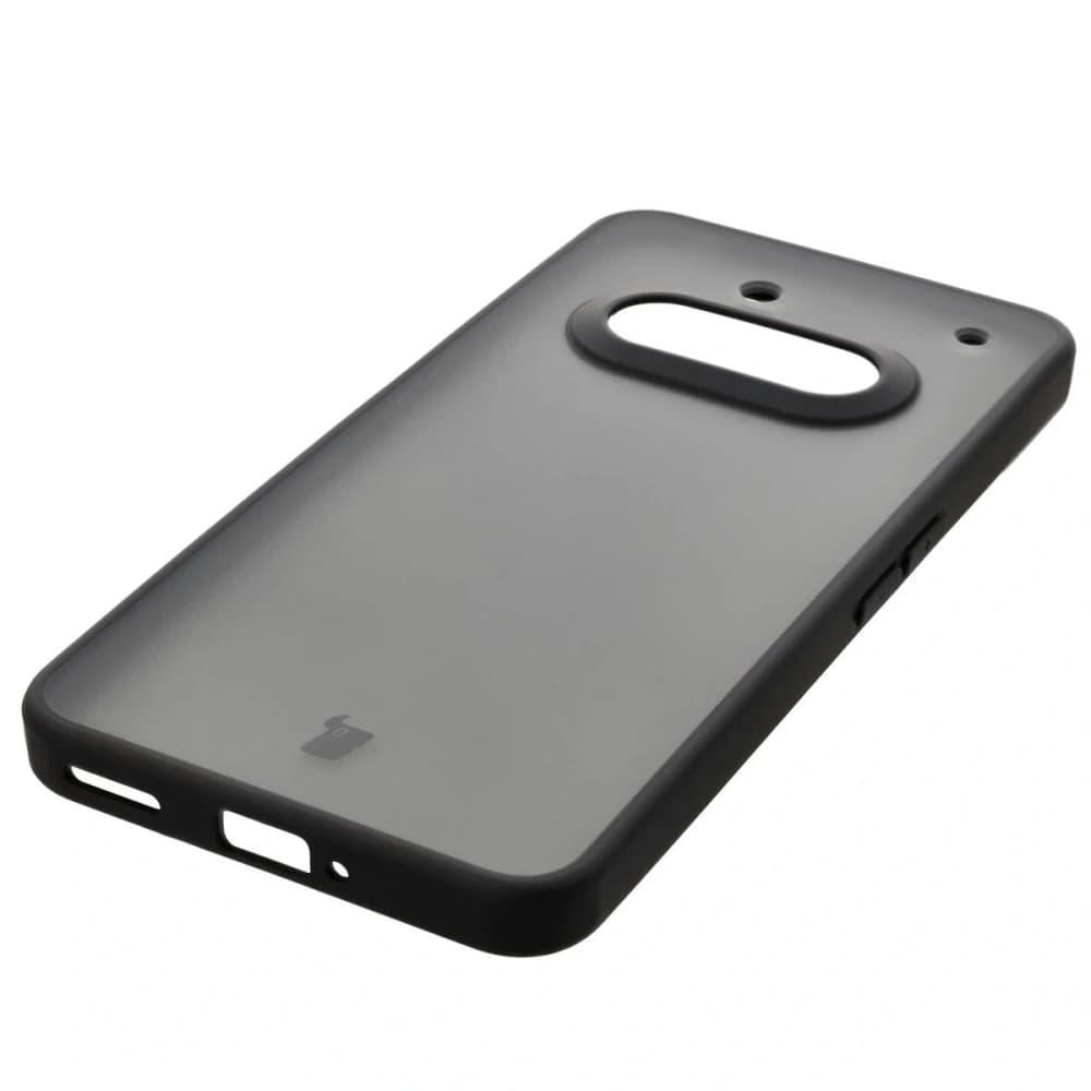 Bizon Case Angelo Nothing Phone (3a) smoky with a black frame - 5