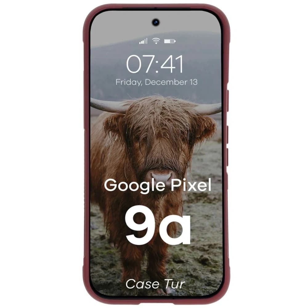 Bizon Case Tur Google Pixel 9a burgunderrot - 5