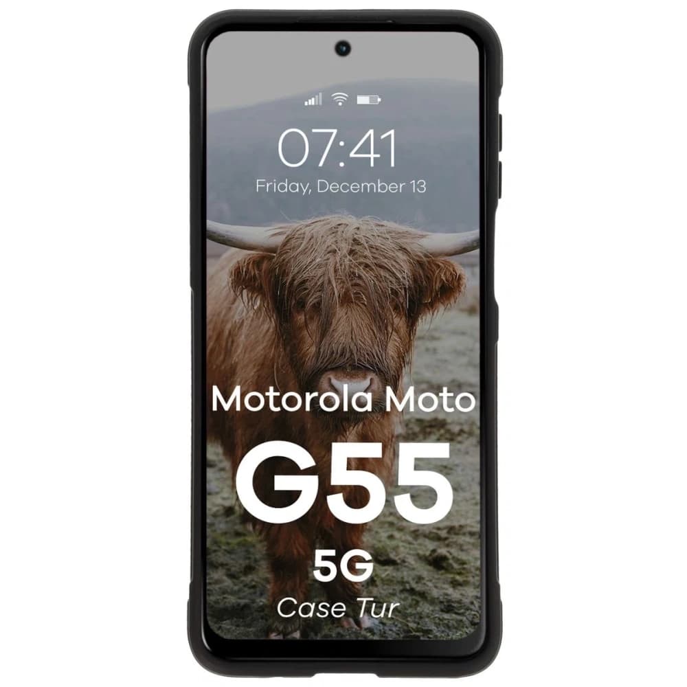 Bizon Case Tur Motorola Moto G55 5G black - 5