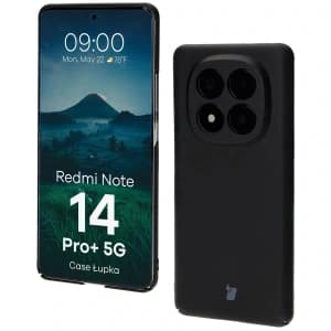Etui Bizon Case Łupka do Xiaomi Redmi Note 14 Pro+ Plus 5G czarne