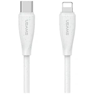 USAMS Green Series SJ717 30W USB-C / Lightning Kabel 1m weiß