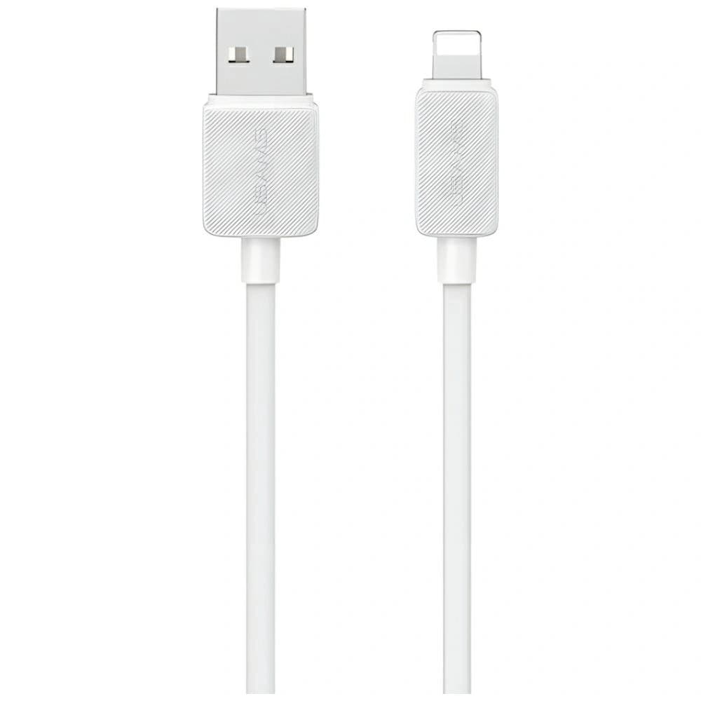 USAMS KY Series US-SJ689 2.4A USB-A / Lightning cable 1m white - 1