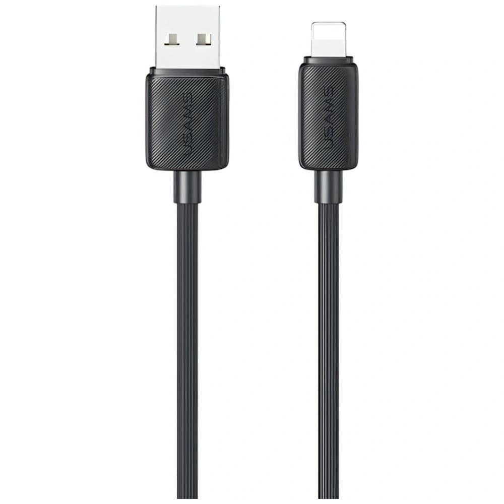 USAMS KY Series US-SJ689 2.4A USB-A / Lightning cable 1m black - 1