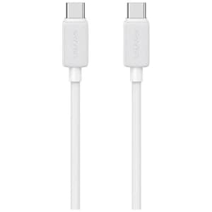 USAMS KY Series US-SJ691 60W USB-C / USB-C cable 1m white