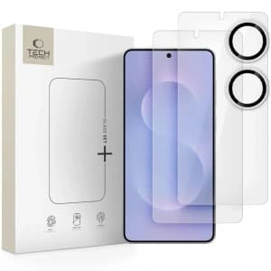 Tech-Protect Glas Set+ Samsung Galaxy S25 Edge Klar [3 PACK]
