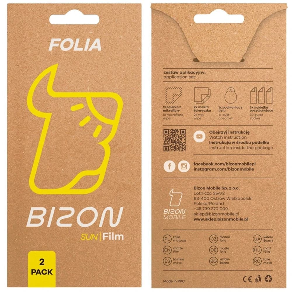 Bizon Glasfolie Sonne Xiaomi Poco F7 Ultra [2 PACK] - 6