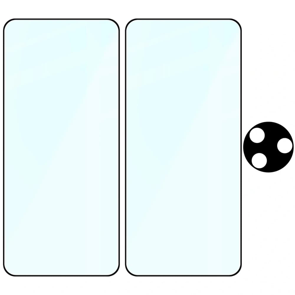 Bizon Edge 2 Pack 2x tempered glass + 1x lens protection Xiaomi Poco F7 Pro - 6