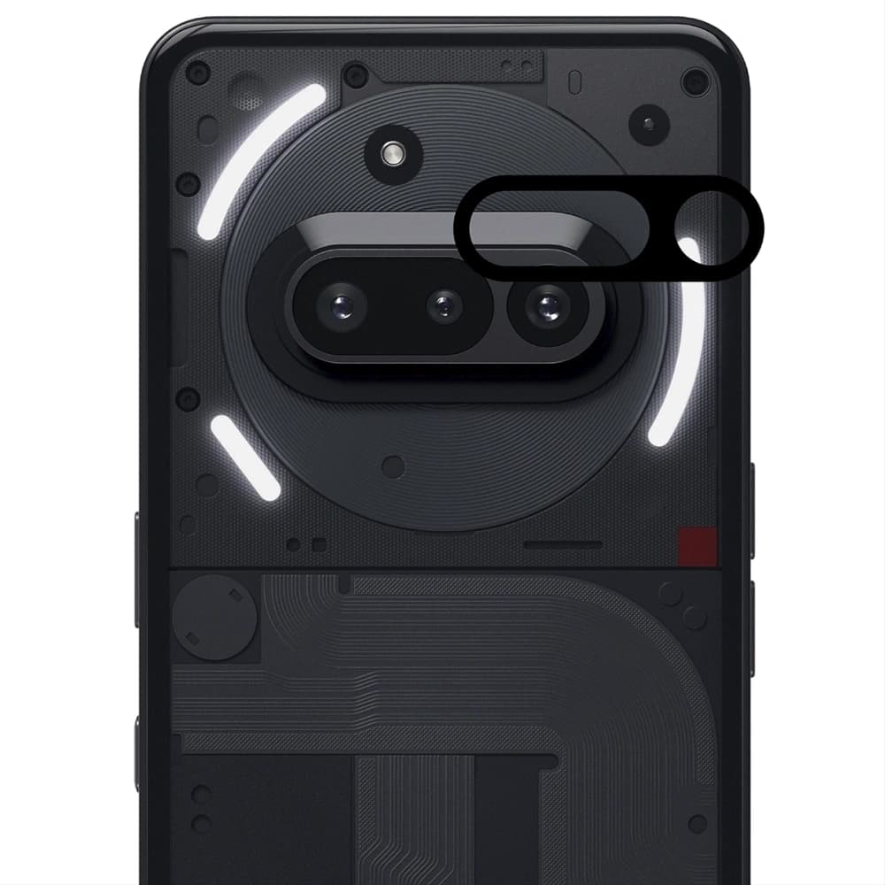 Bizon Edge 2 Pack 2x tempered glass + 1x lens protection Nothing Phone (3a) - 5