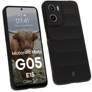 Bizon Case Tur Motorola Moto G05 / E15 schwarz