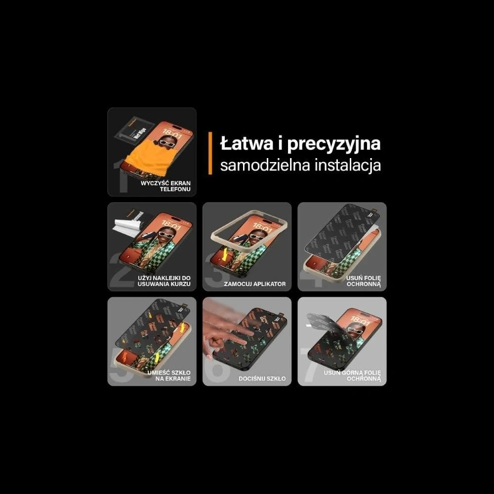 PanzerGlass Ultra-Wide Fit Apple iPhone 15 Pro Max Screen Protection Easy Aligner - 14