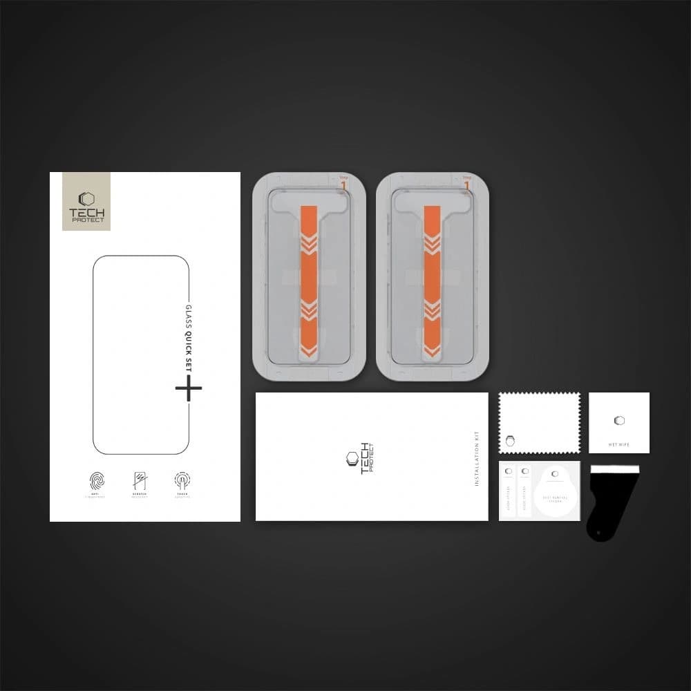 Tech-Protect Quick Set+ Samsung Galaxy S25 Klar [2 PACK] - 6