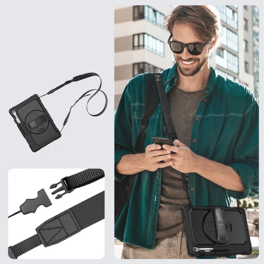 Tech-Protect Solid Samsung Galaxy Tab S10 FE+ Plus 13.1 X620 / X626b Schwarz - 8