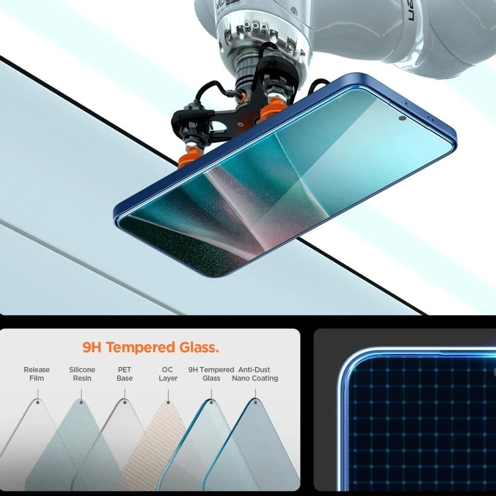 Spigen GLAS.tR ez Fit Pro Samsung Galaxy S25 Edge Clear - 8