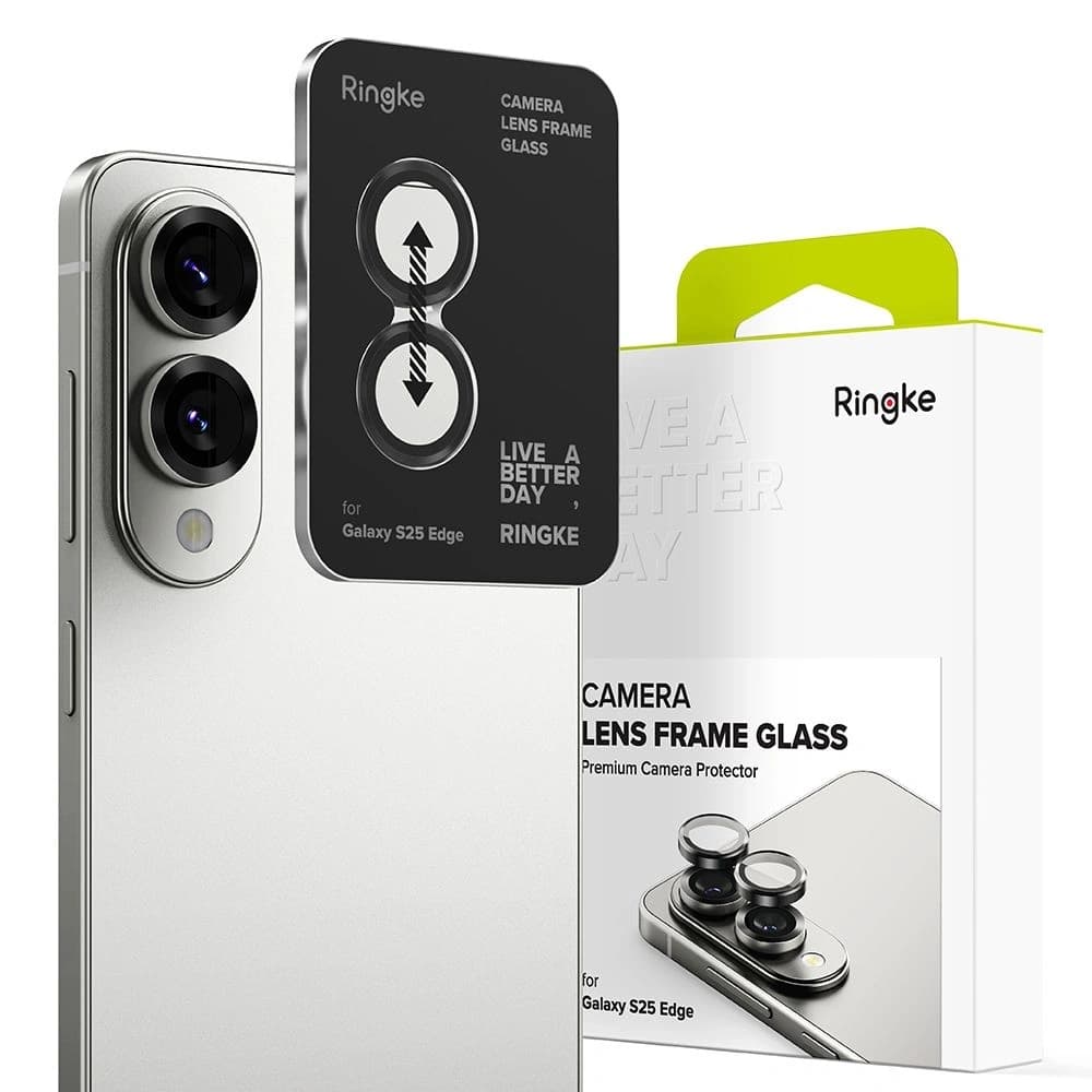 Ringke Camera Frame Protector Samsung Galaxy S25 Edge Black - 1