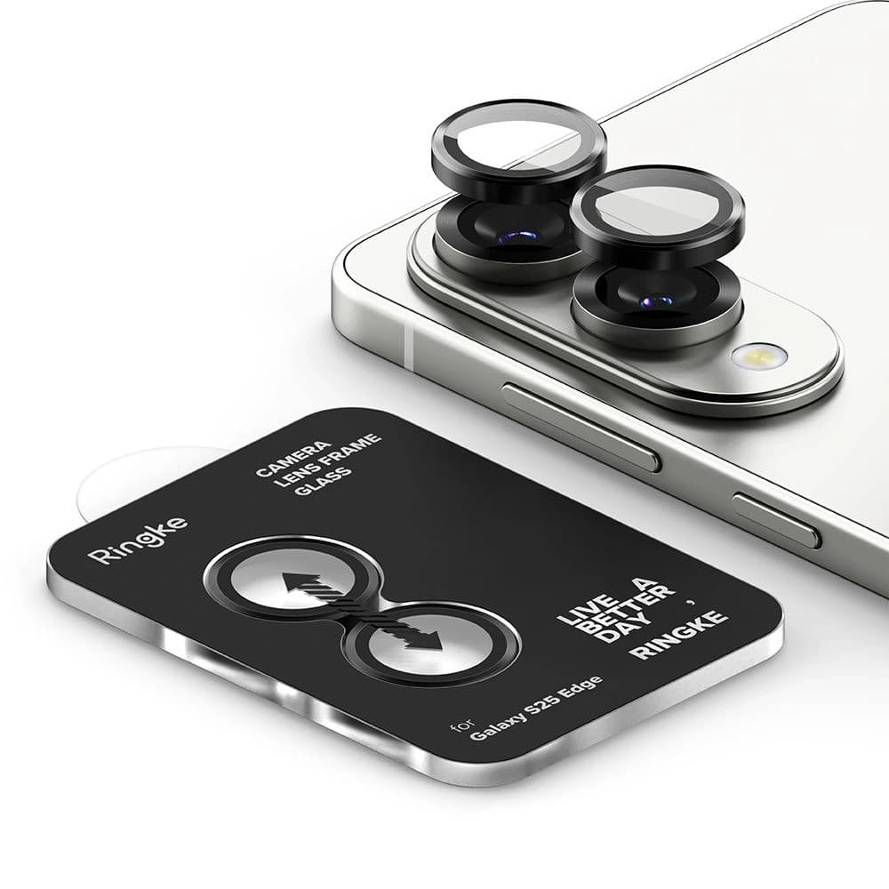 Ringke Camera Frame Protector Samsung Galaxy S25 Edge Black - 3