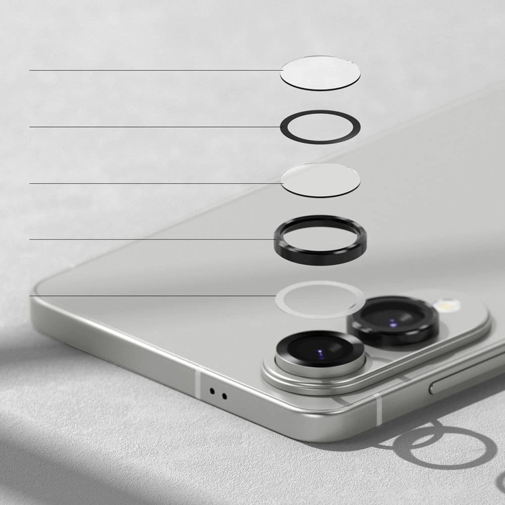 Ringke Camera Frame Protector Samsung Galaxy S25 Edge Black - 4