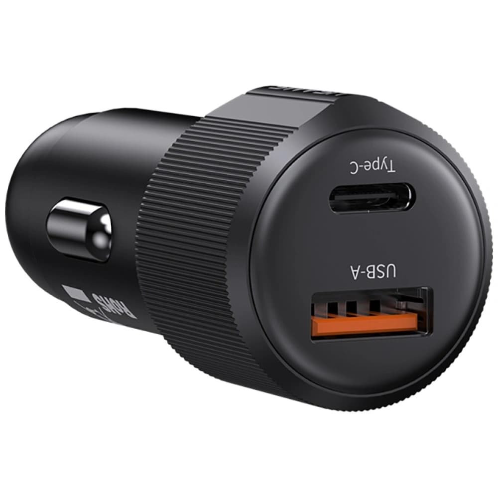 USAMS YT Series CC283 60W Car Charger 1xUSB-A 1xUSB-C black - 3