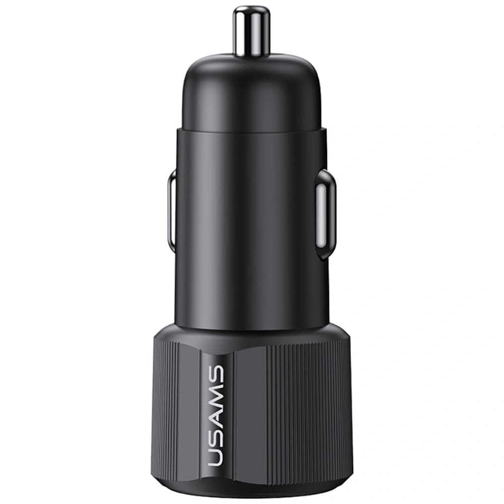 USAMS YT Series CC283 60W Car Charger 1xUSB-A 1xUSB-C black - 5