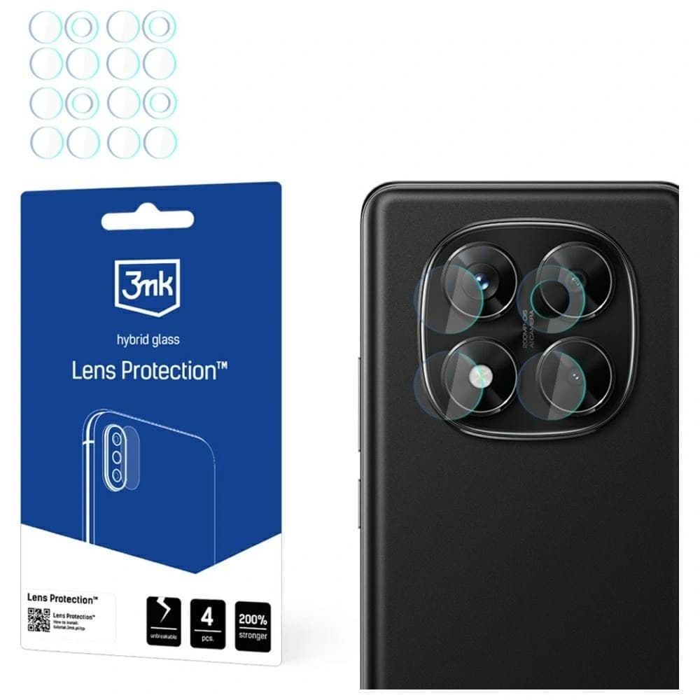3MK Linsenschutz für Redmi Note 14 Pro 4G [4 PACK] - 1