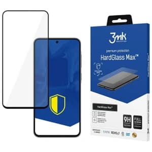 Tempered glass 3MK HardGlass Max für Samsung Galaxy A36 / A56 schwarz