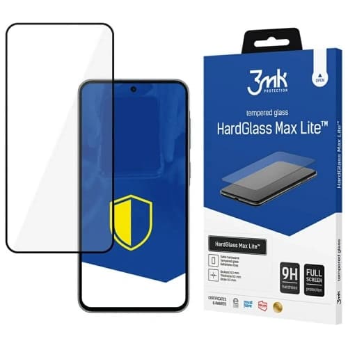 Tempered glass 3MK HardGlass Max Lite für Samsung Galaxy A36 / A56 schwarz