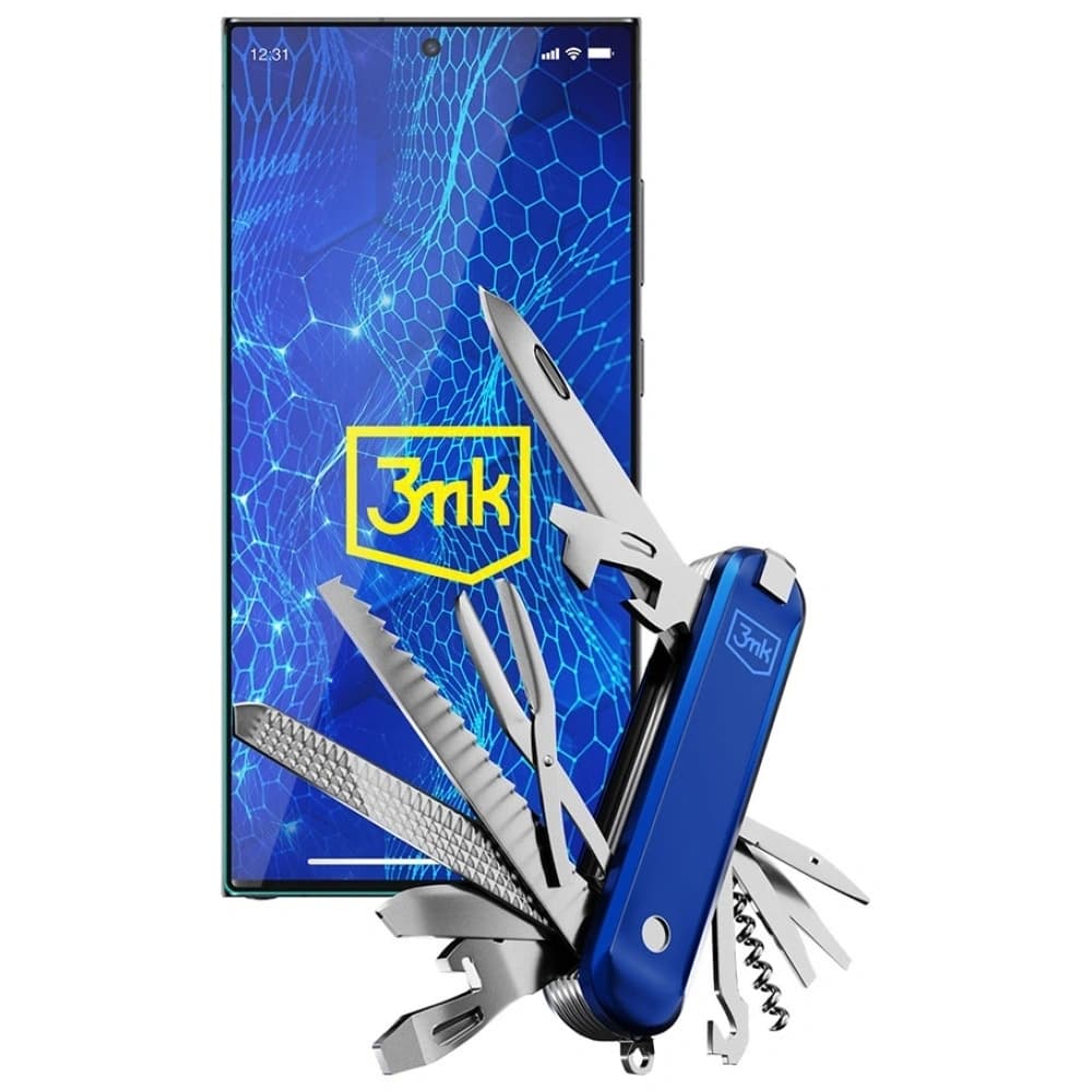 Tempered glass 3MK HardGlass Max Lite für Samsung Galaxy S24 Ultra schwarz - 4