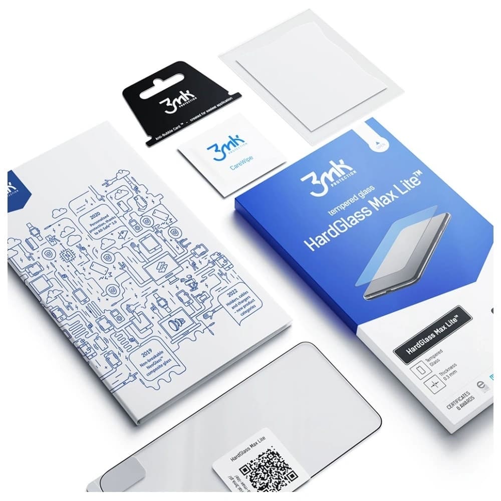Tempered glass 3MK HardGlass Max Lite für Samsung Galaxy S24+ Plus schwarz - 8